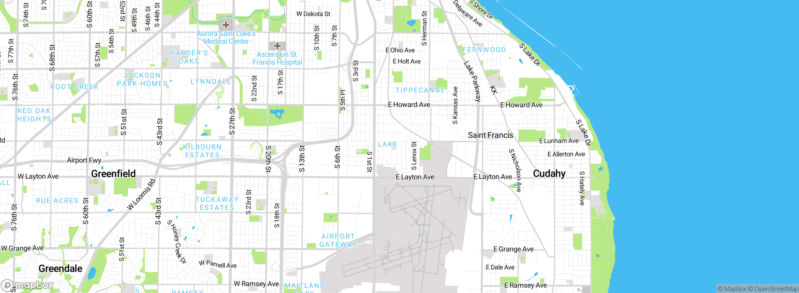 Map showing approximate location