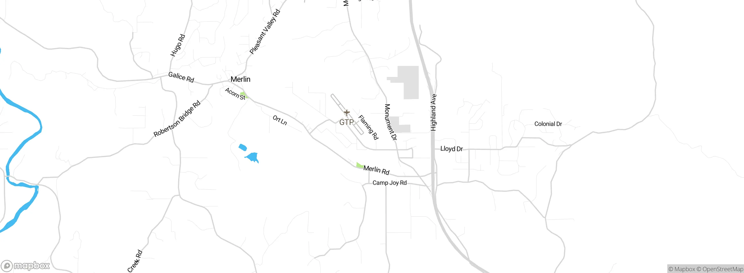 Map showing approximate location