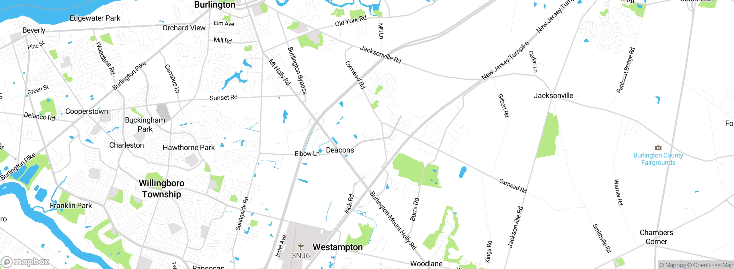Map showing approximate location