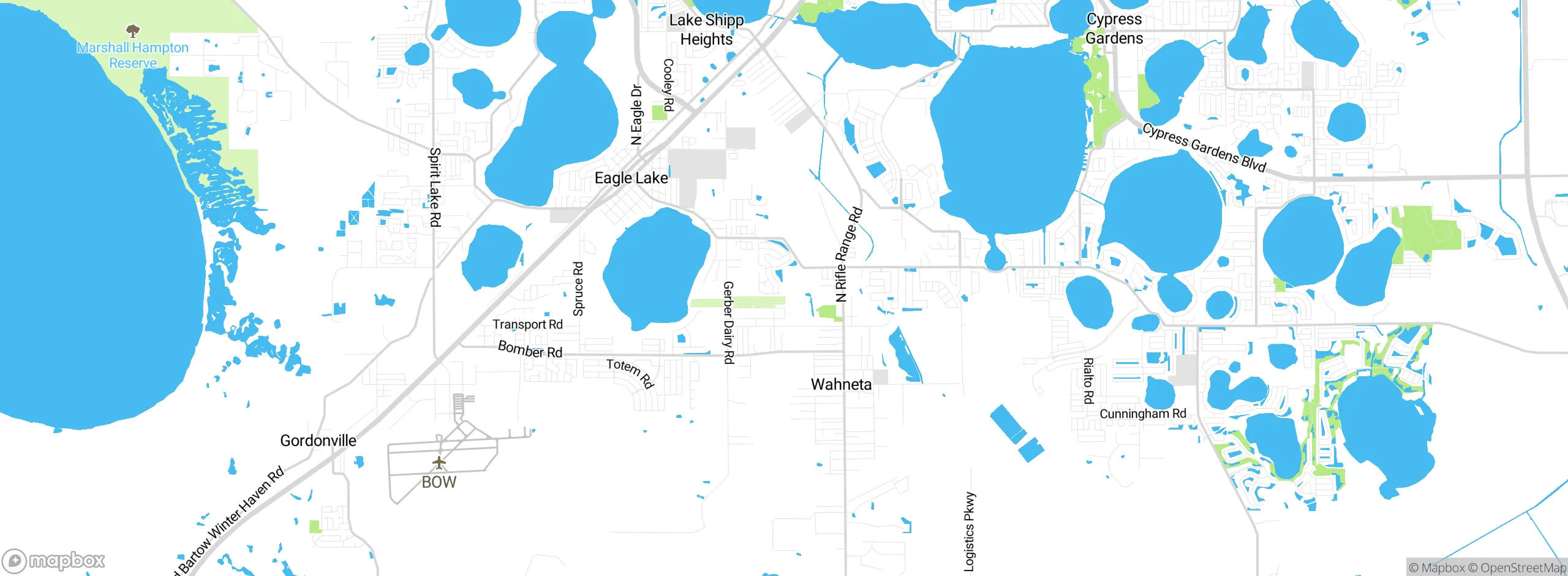 Map showing approximate location