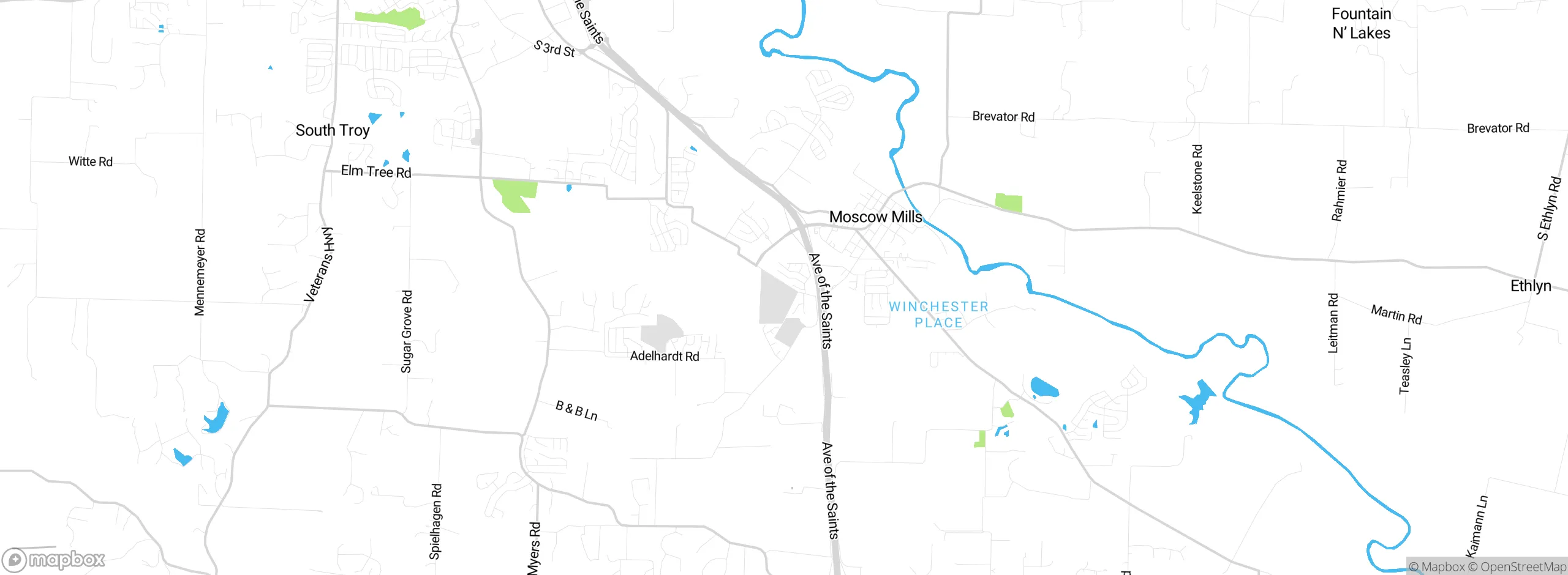 Map showing approximate location