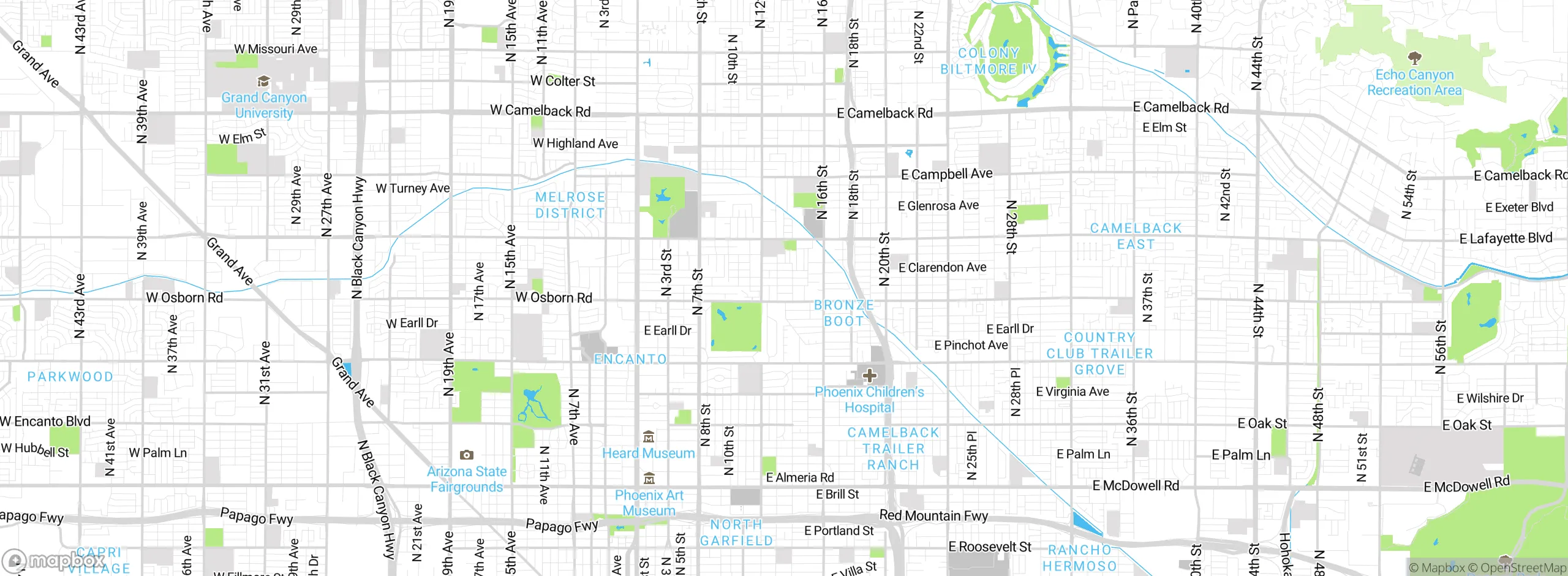 Map showing approximate location