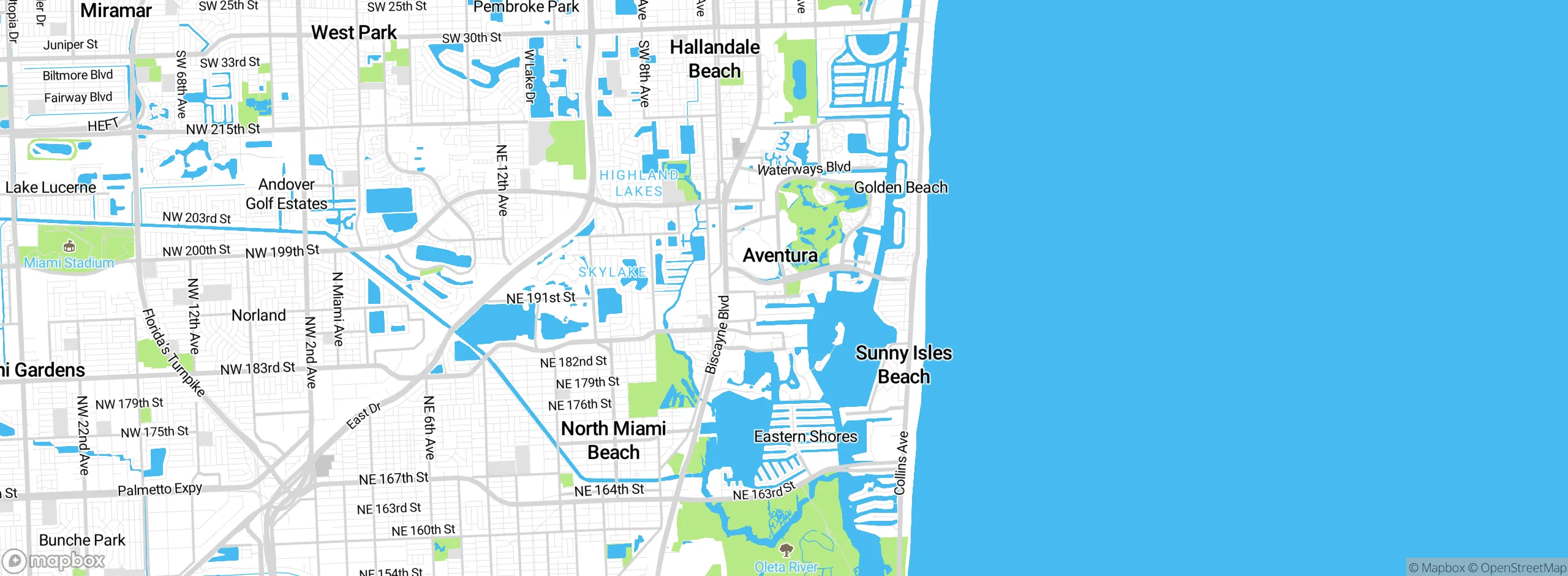 Map showing approximate location