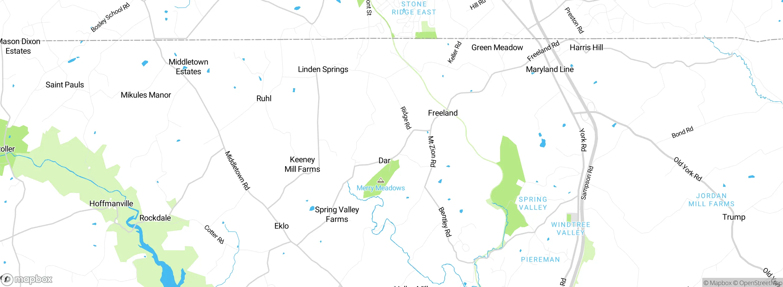 Map showing approximate location