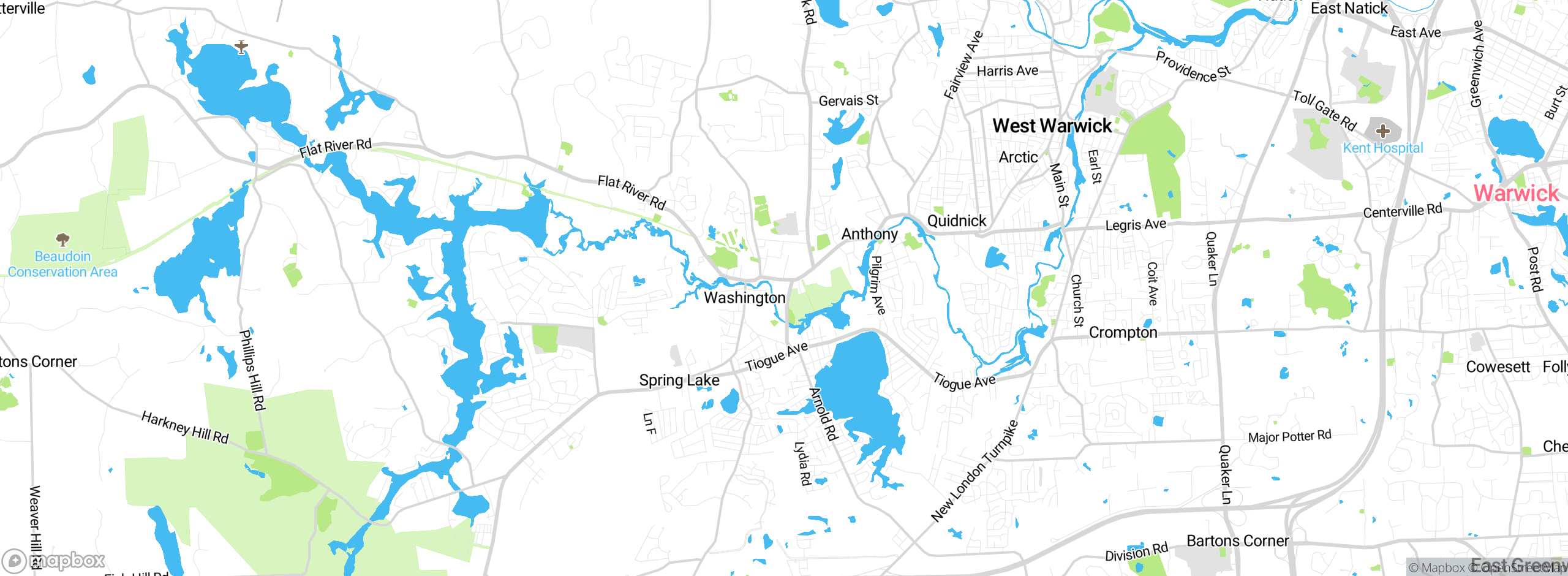 Map showing approximate location