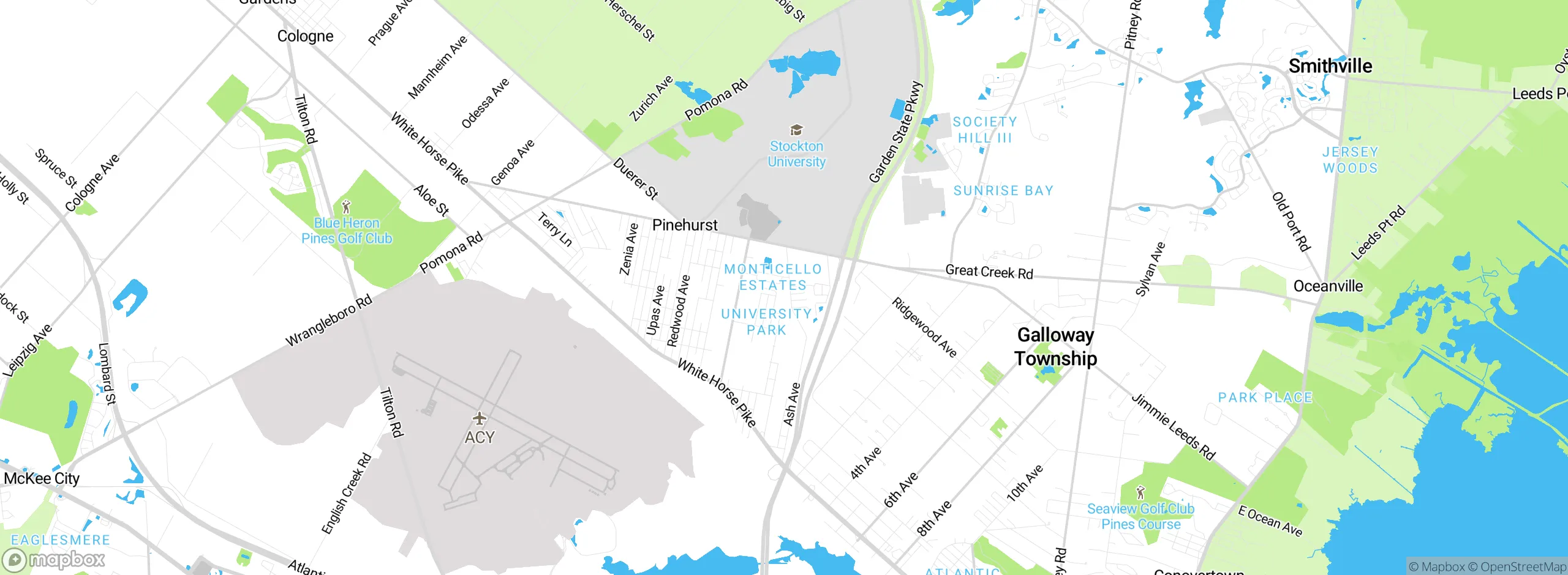 Map showing approximate location