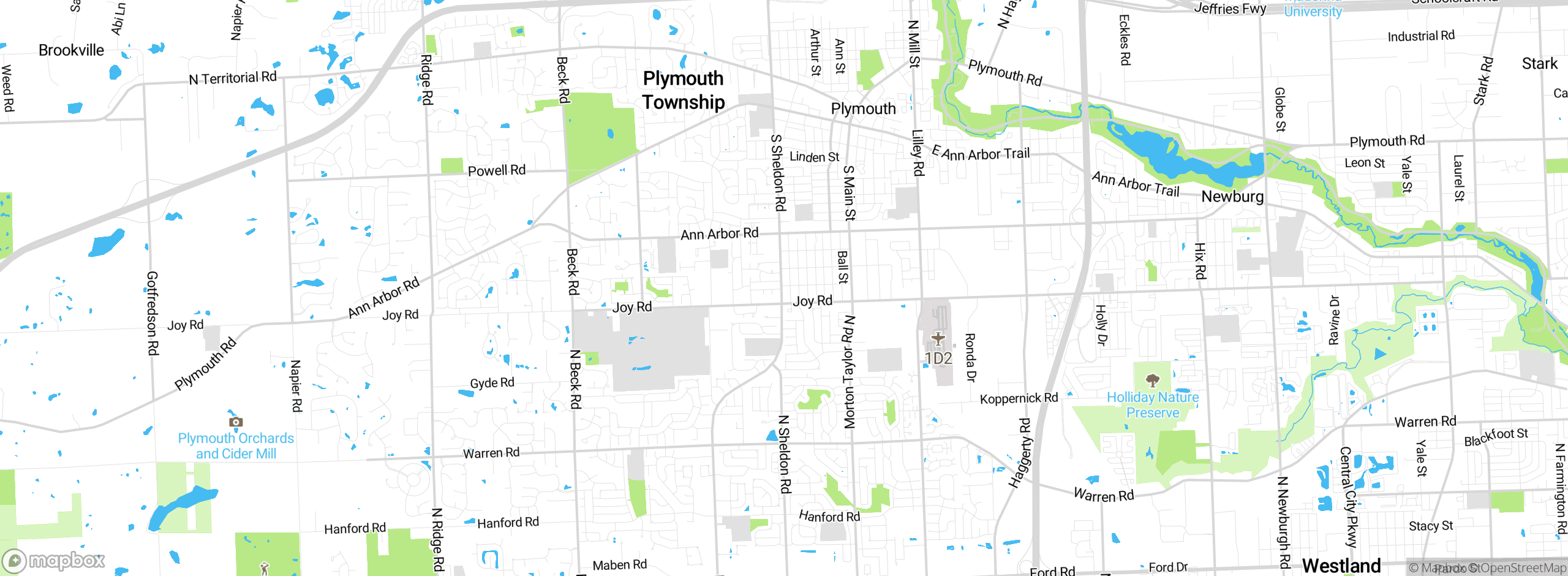 Map showing approximate location