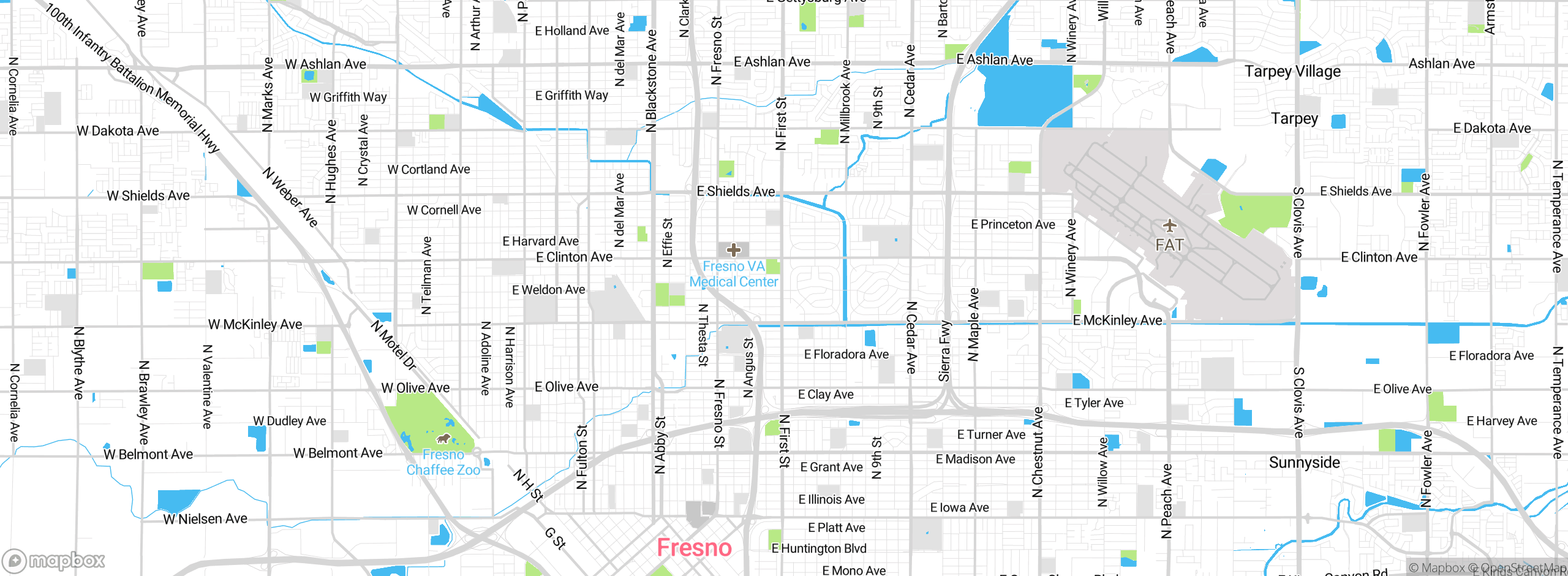 Map showing approximate location