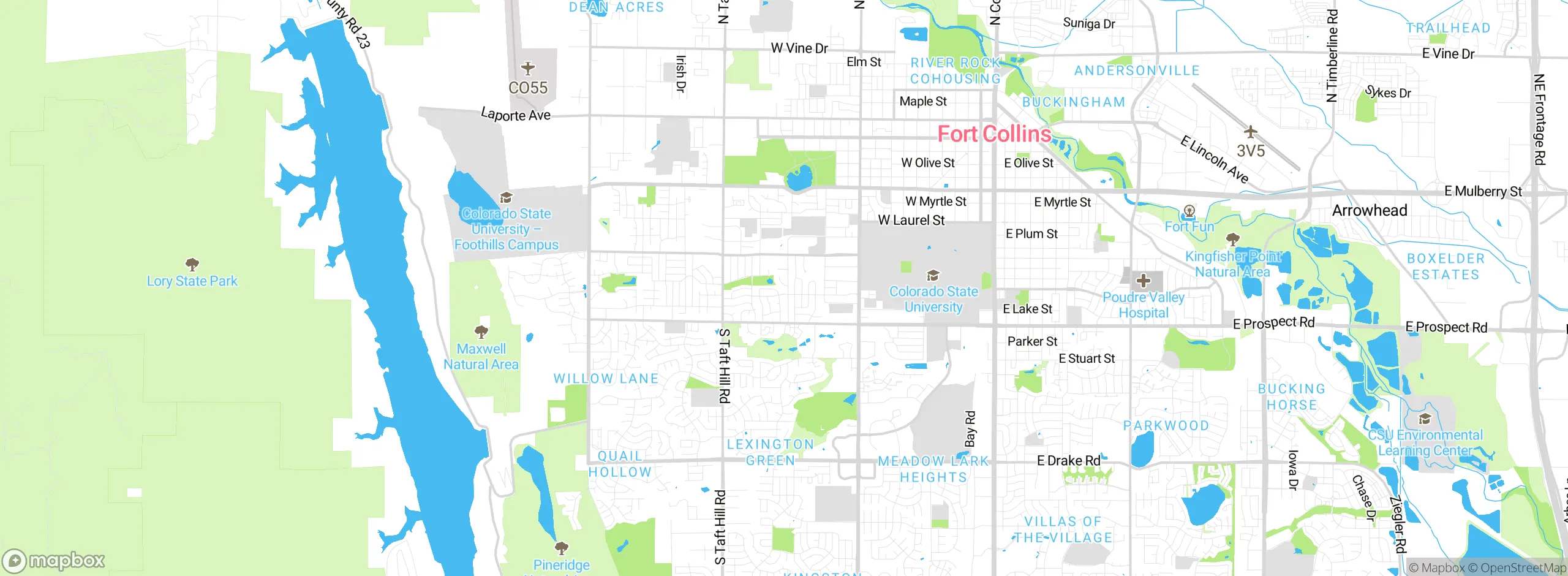 Map showing approximate location