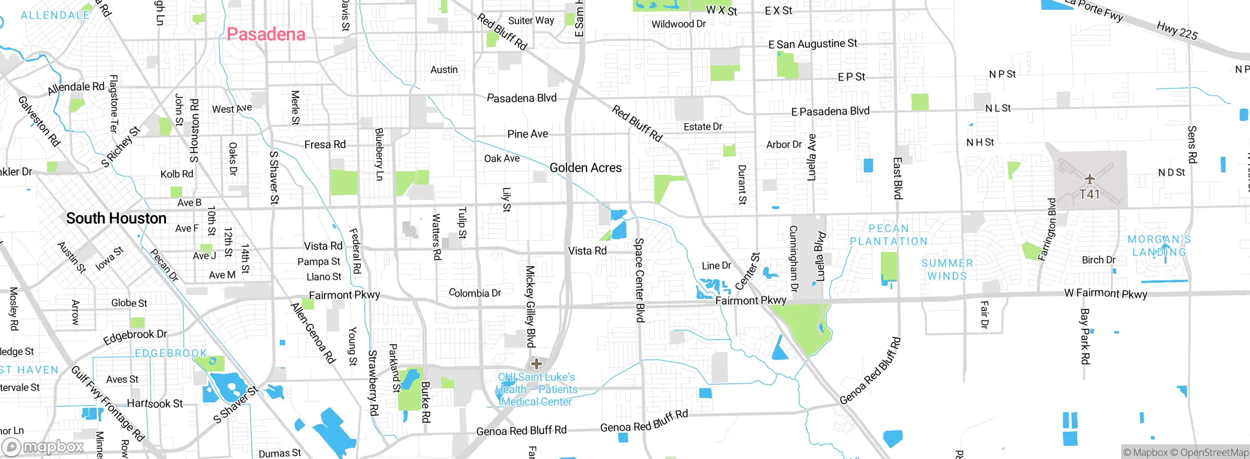 Map showing approximate location