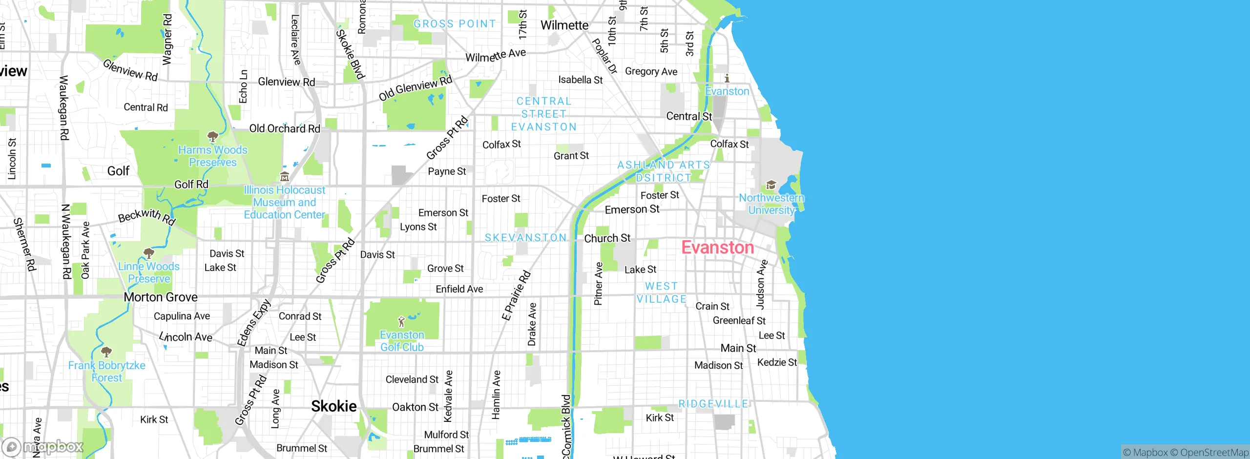 Map showing approximate location