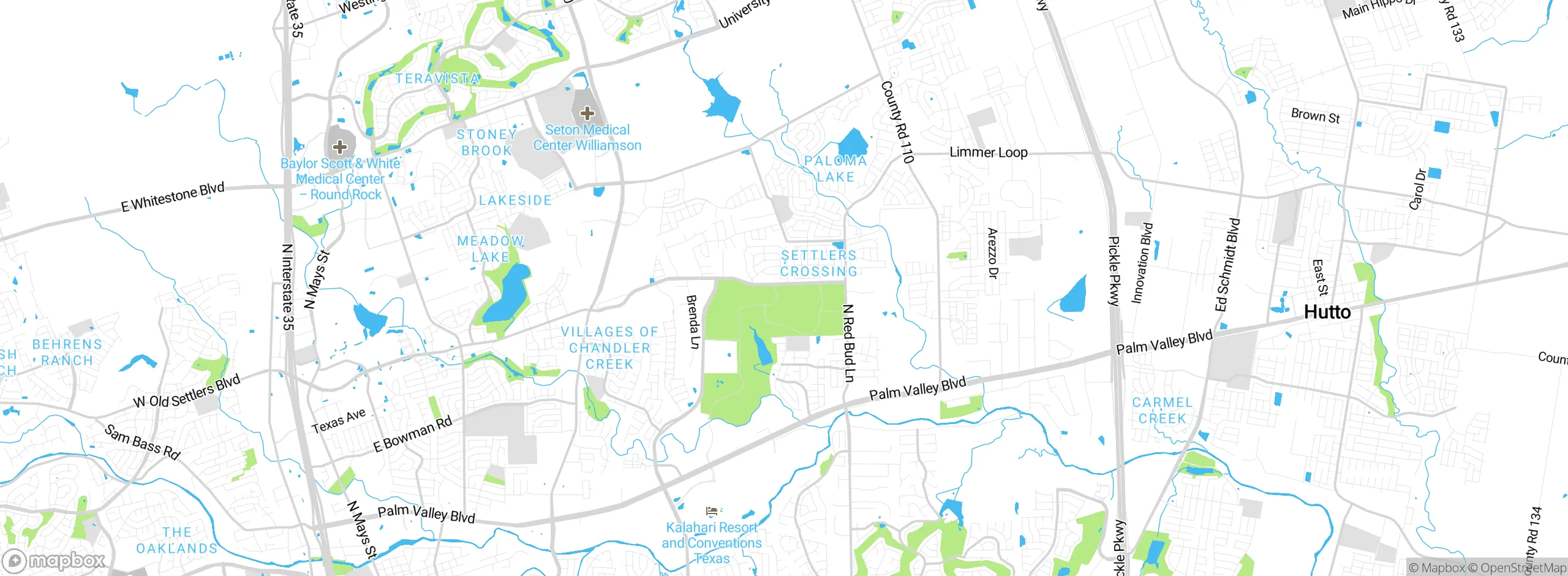 Map showing approximate location