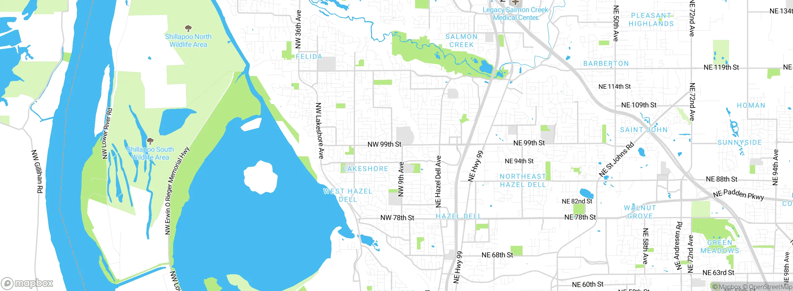 Map showing approximate location