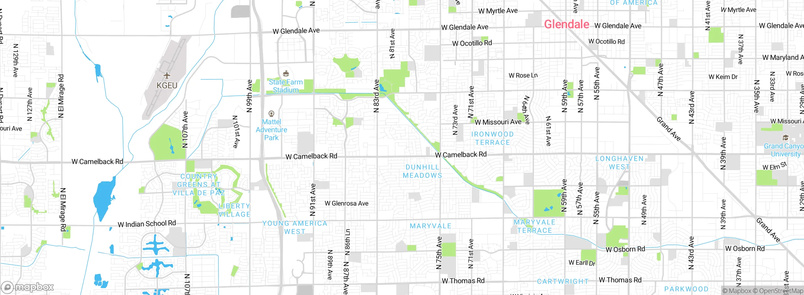 Map showing approximate location