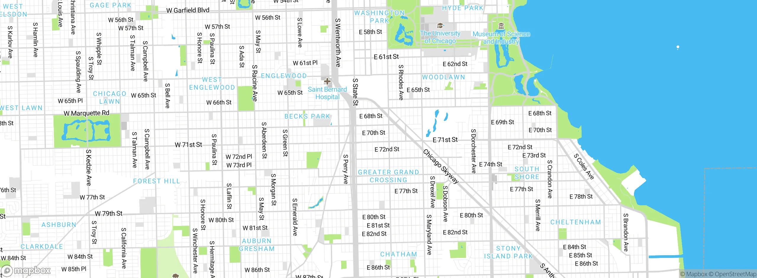 Map showing approximate location