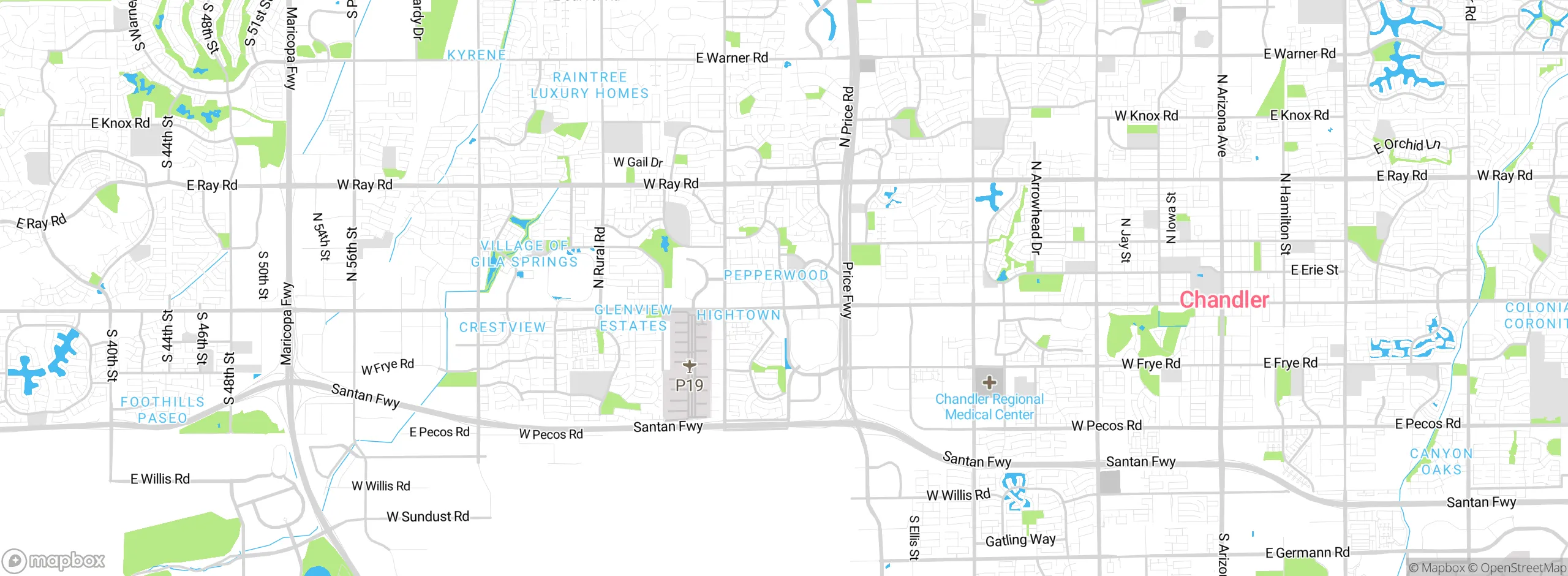Map showing approximate location