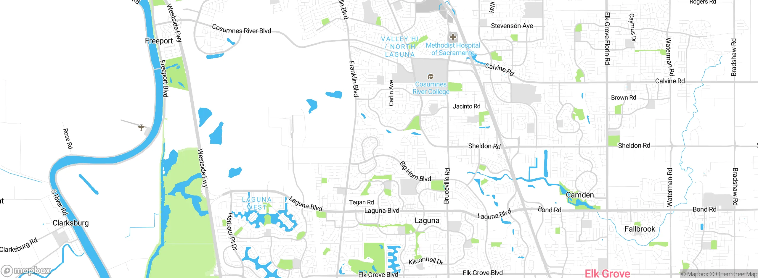 Map showing approximate location