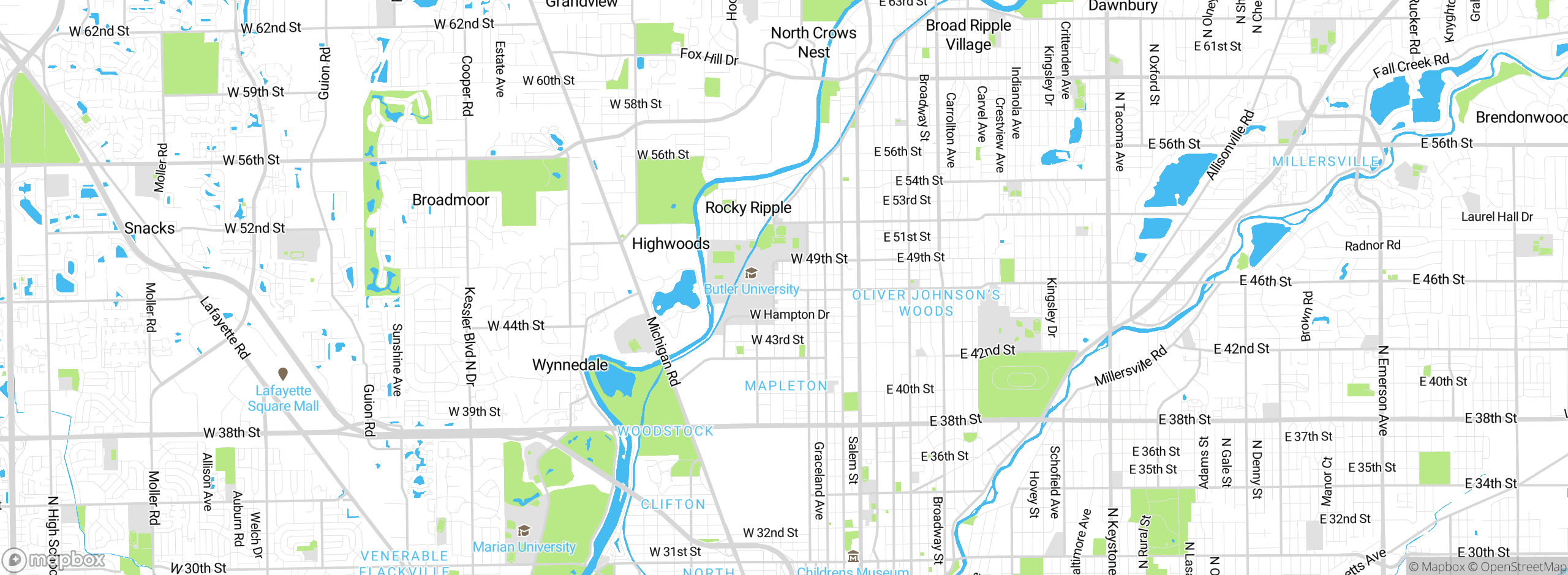 Map showing approximate location