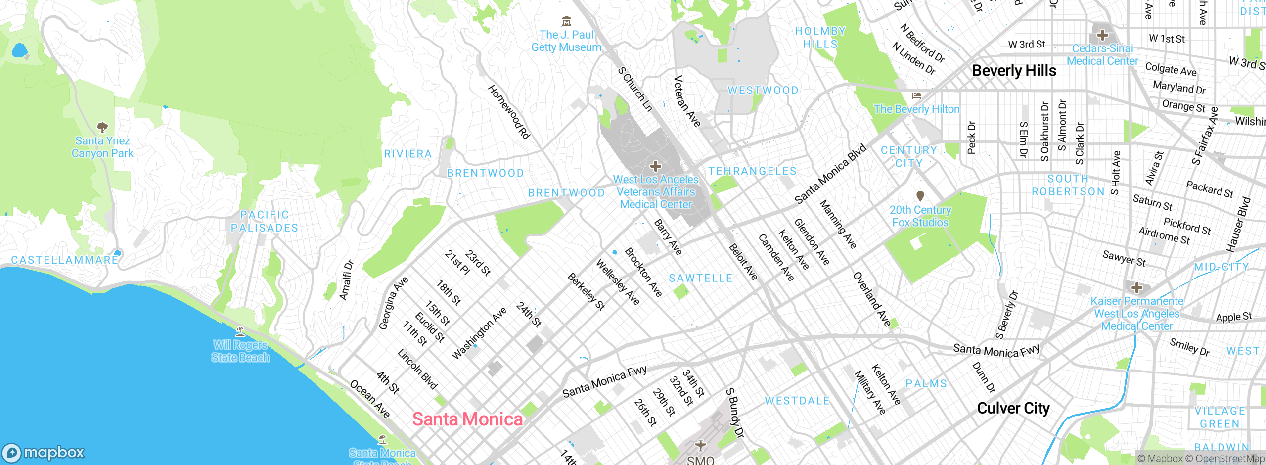 Map showing approximate location