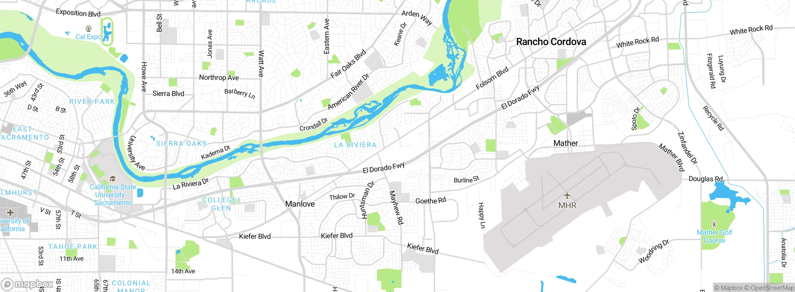 Map showing approximate location