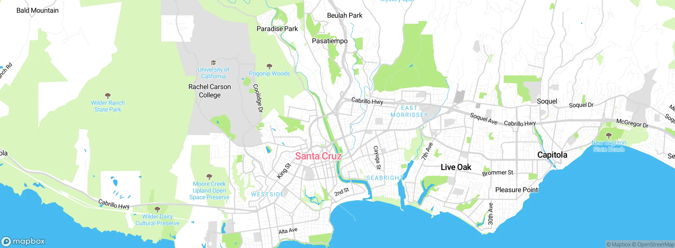 Map showing approximate location