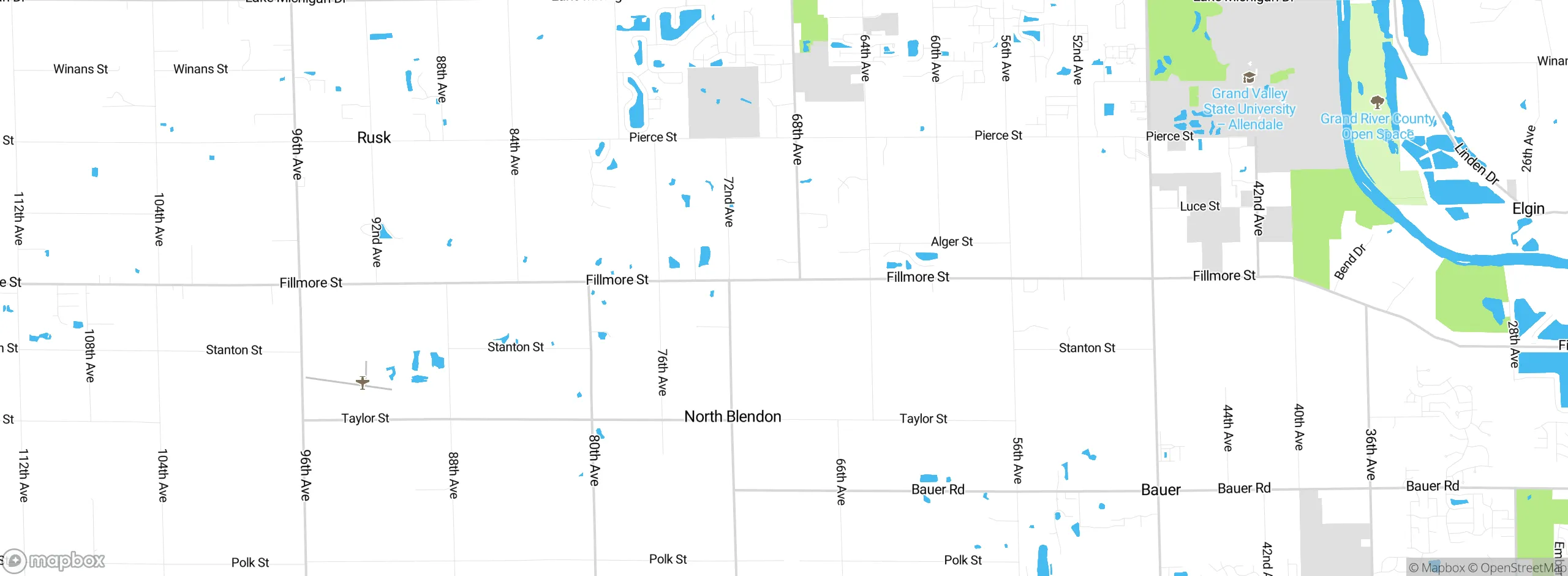 Map showing approximate location