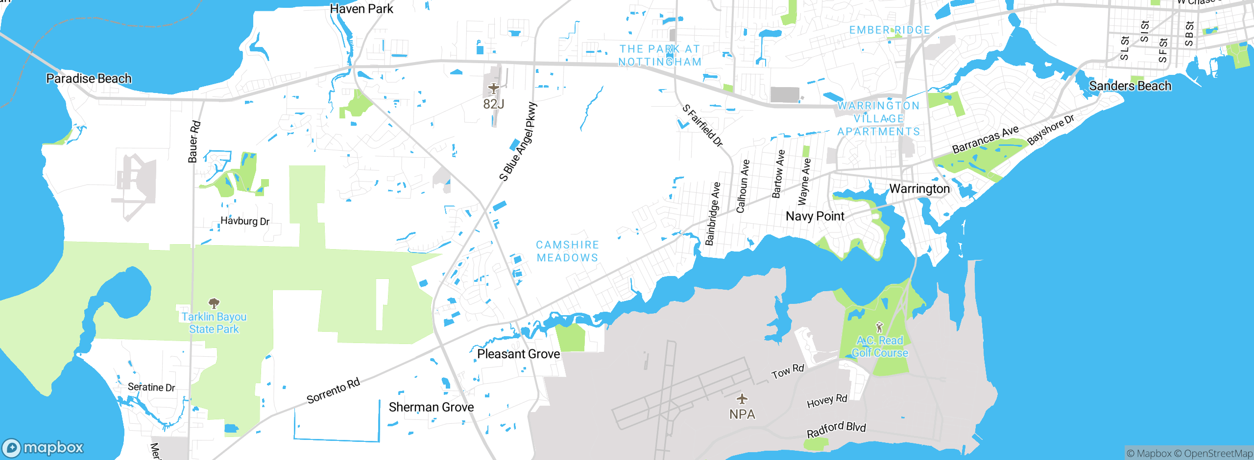 Map showing approximate location