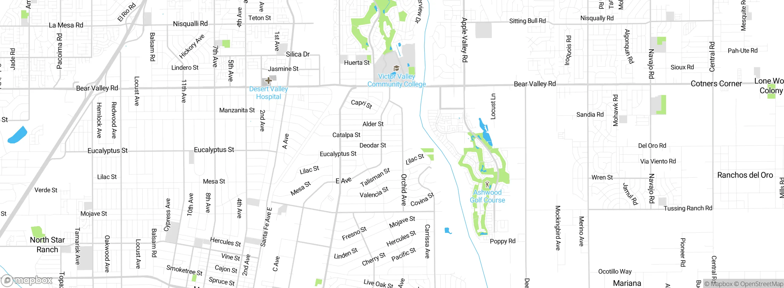 Map showing approximate location