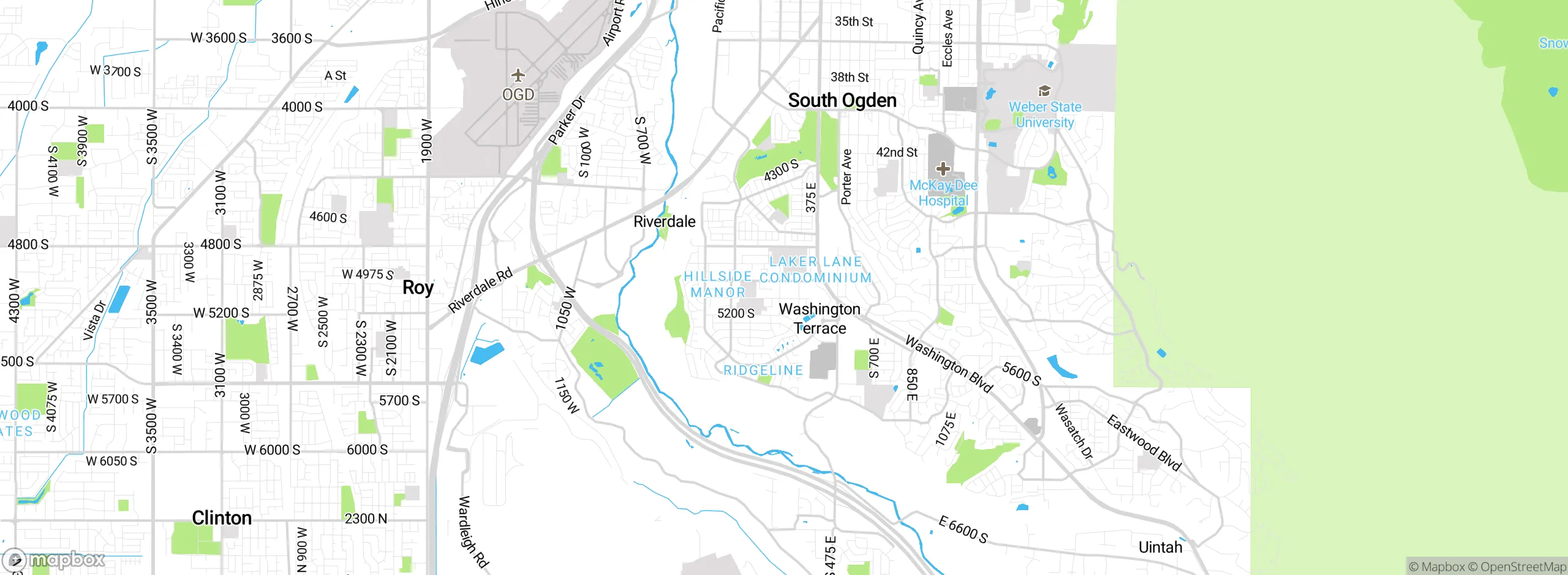 Map showing approximate location