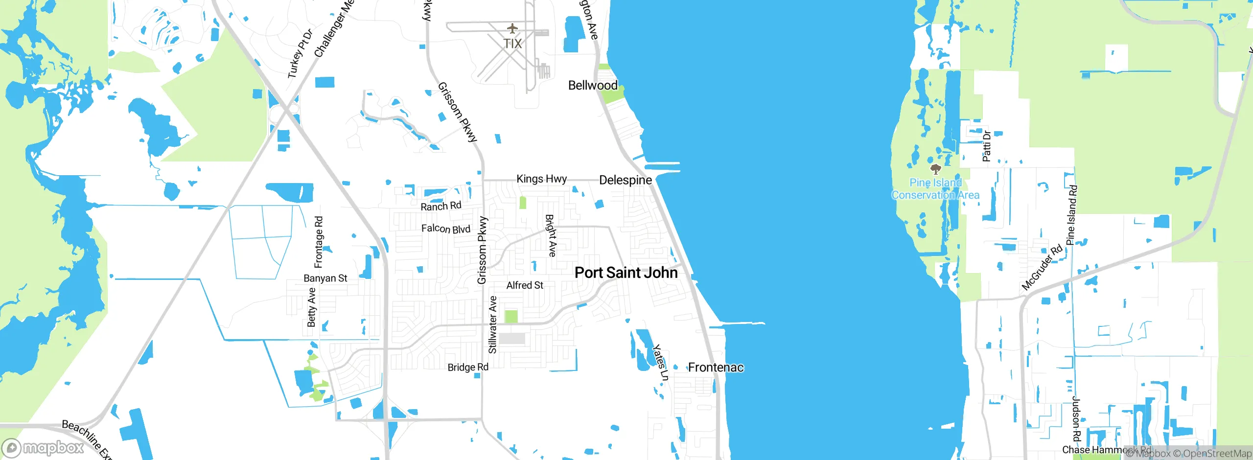 Map showing approximate location