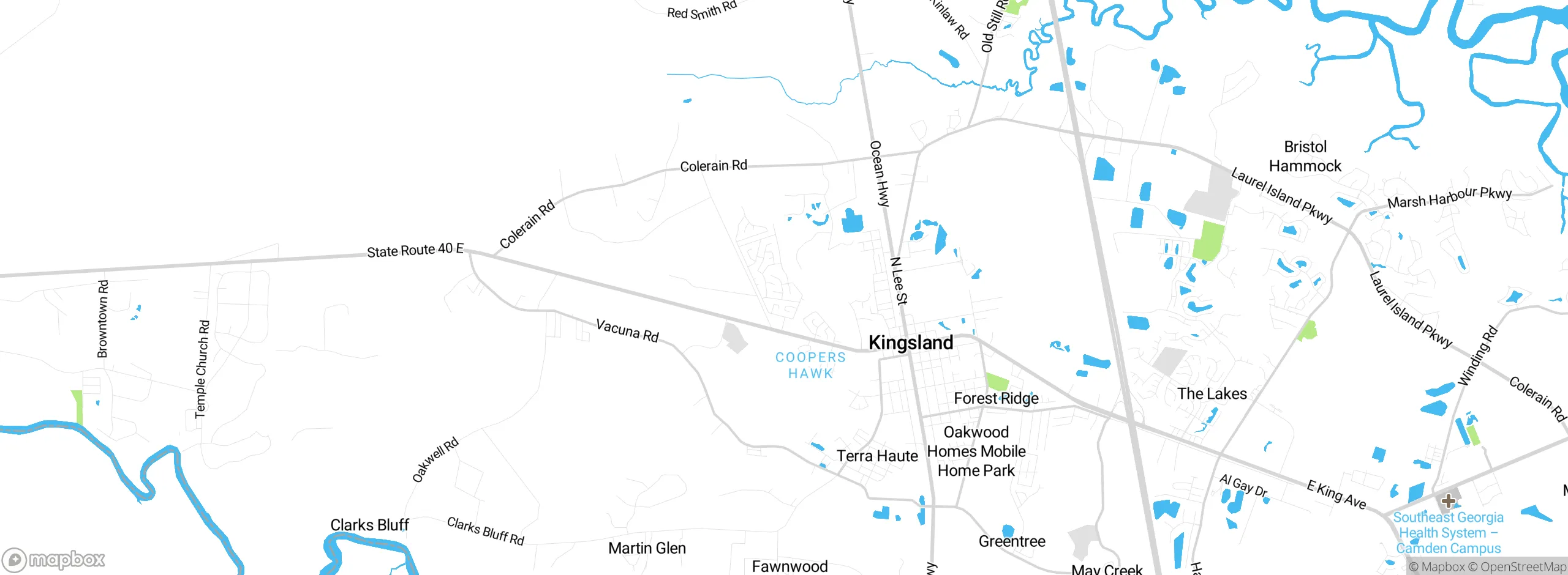 Map showing approximate location