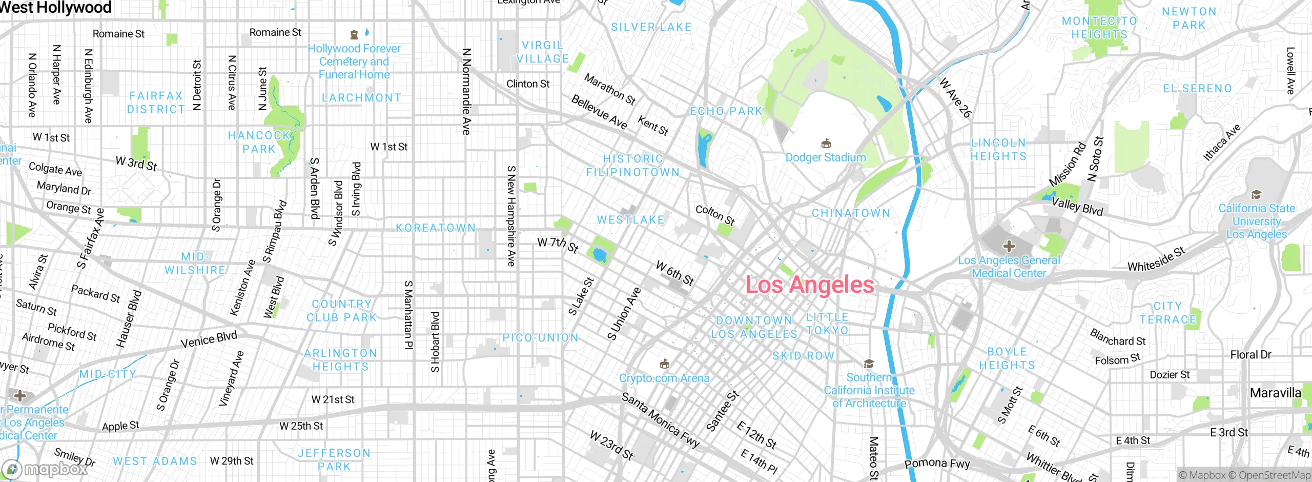 Map showing approximate location