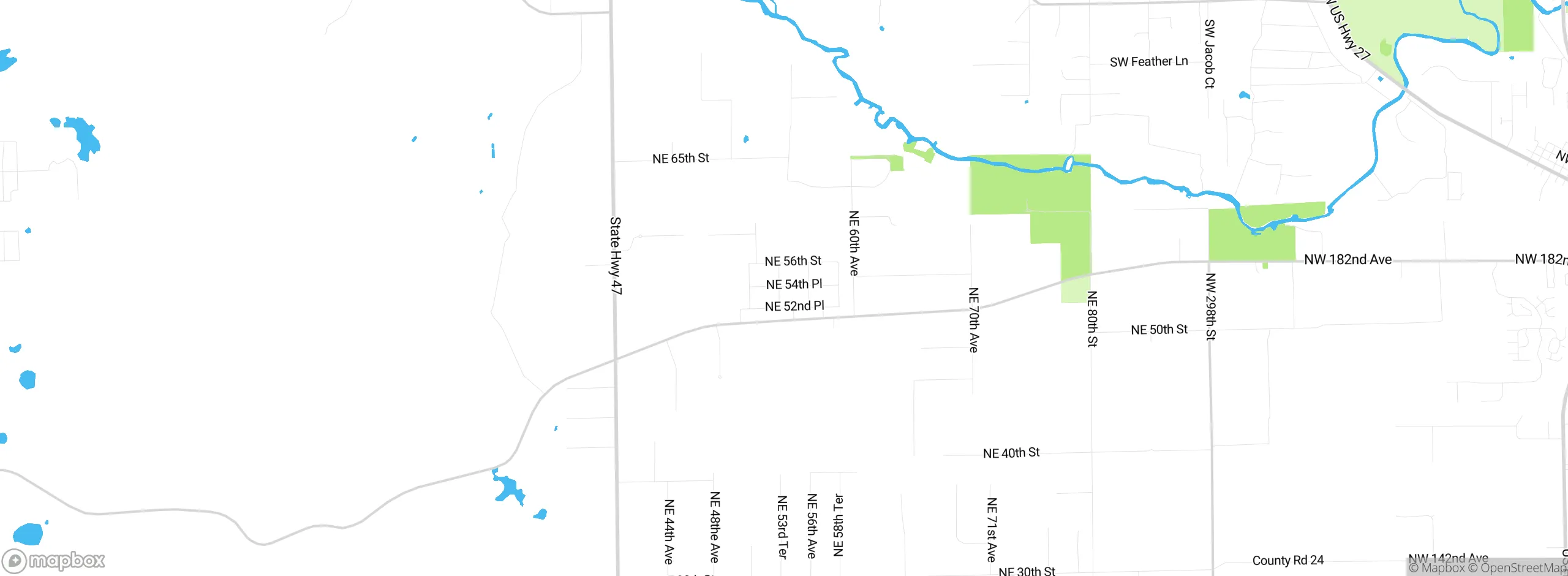 Map showing approximate location