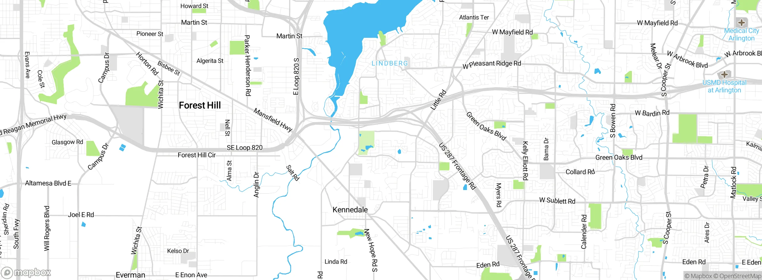 Map showing approximate location