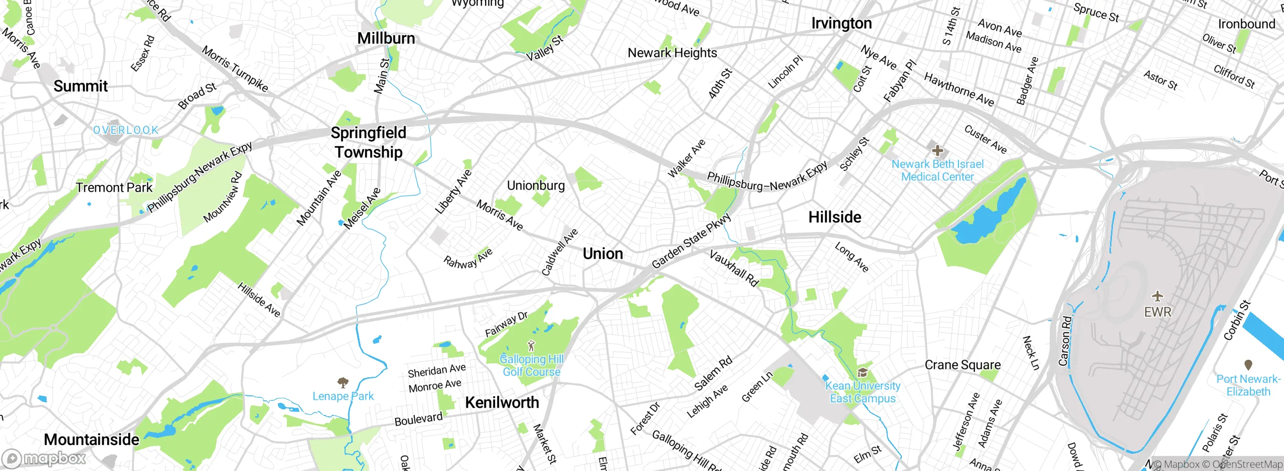 Map showing approximate location