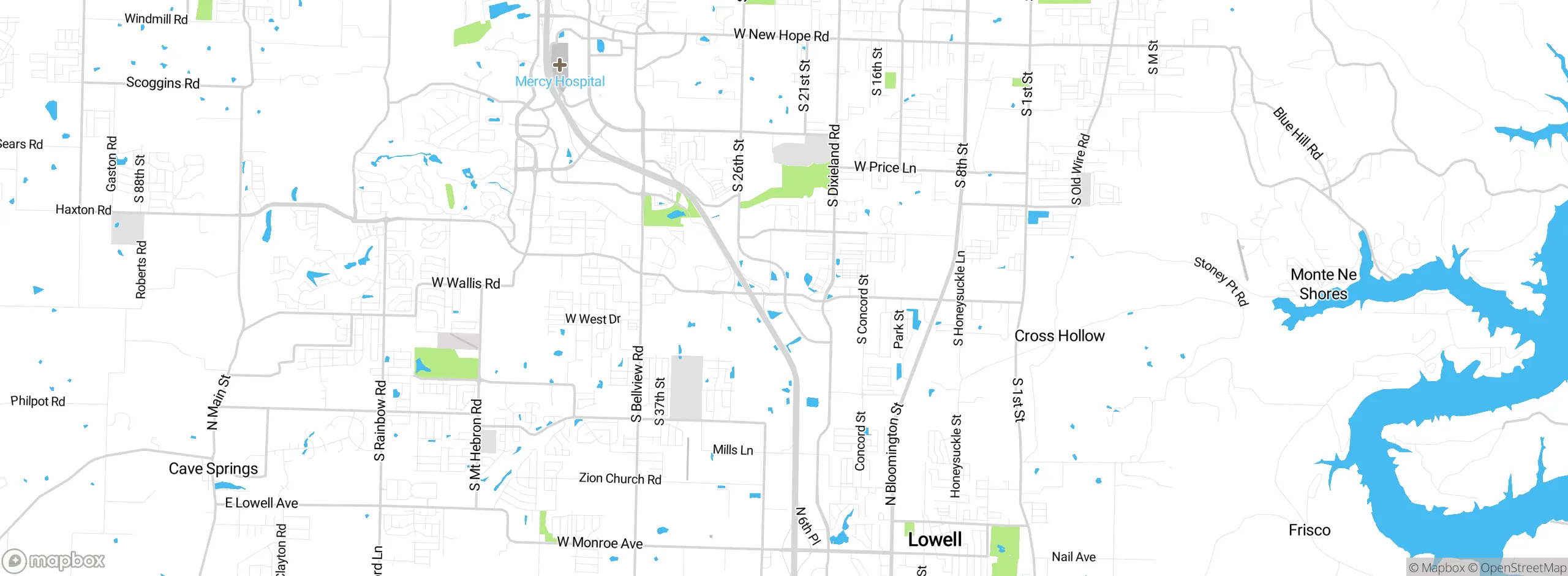 Map showing approximate location