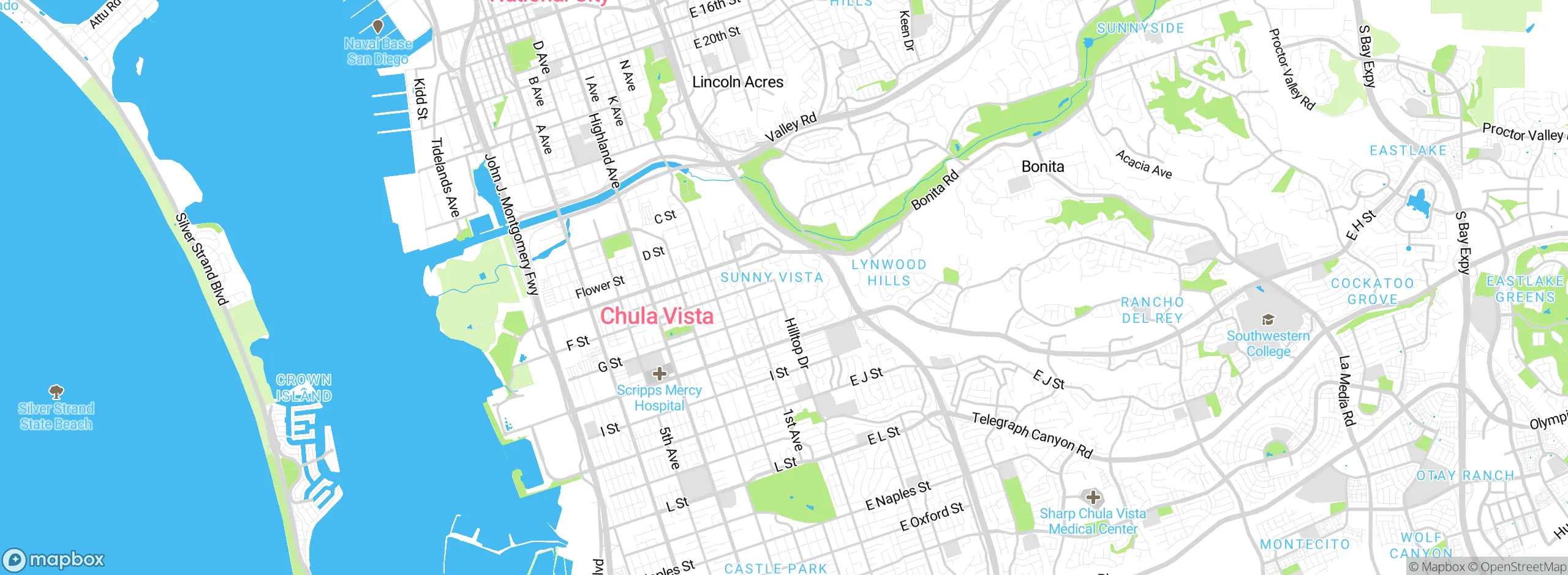 Map showing approximate location