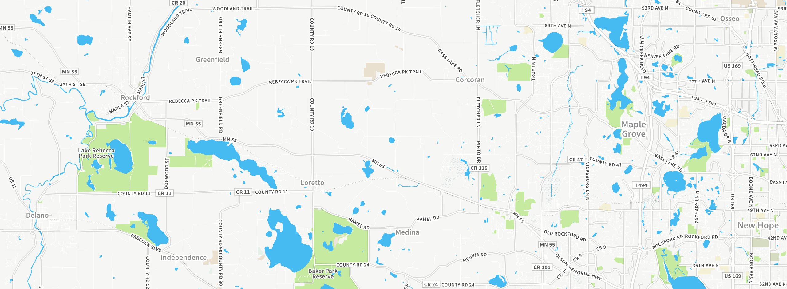 Map showing approximate location