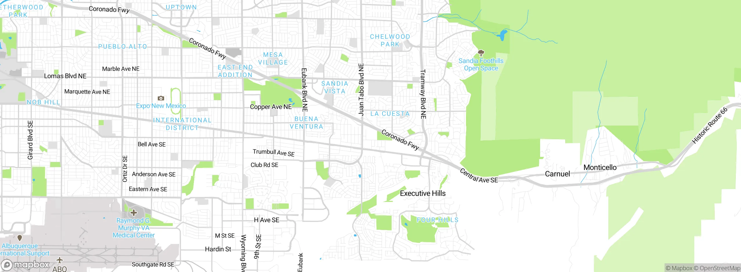 Map showing approximate location