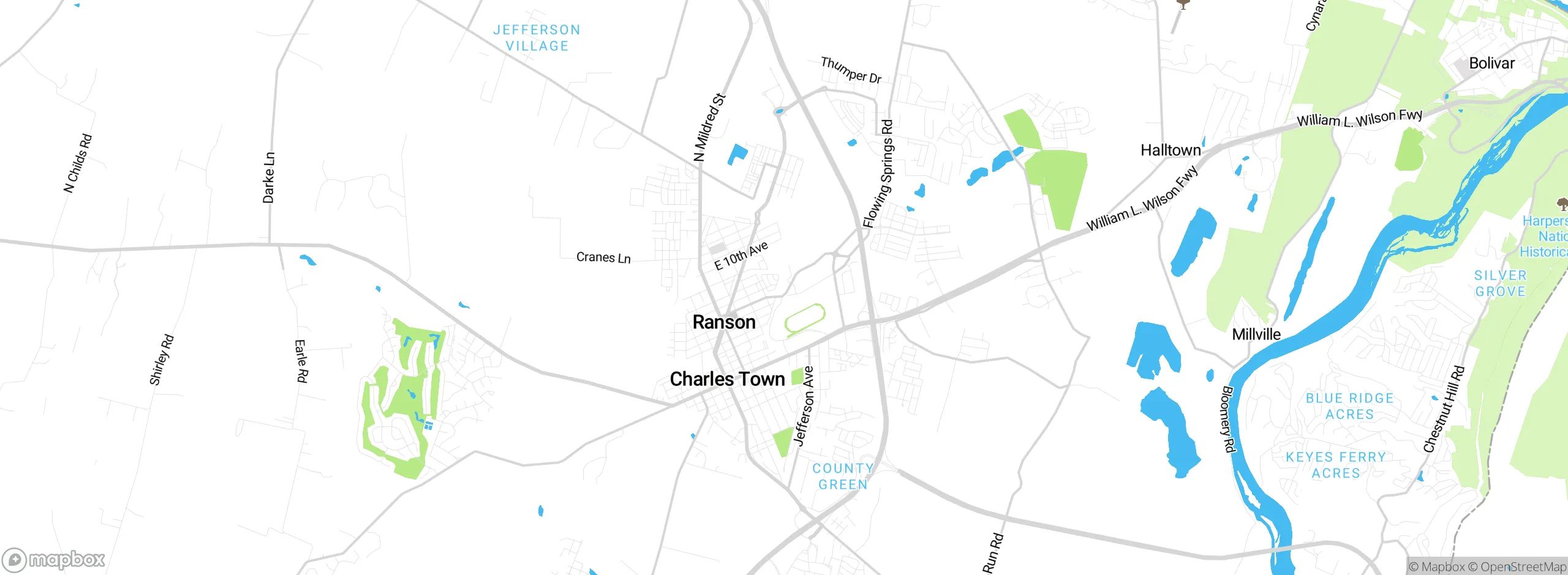 Map showing approximate location