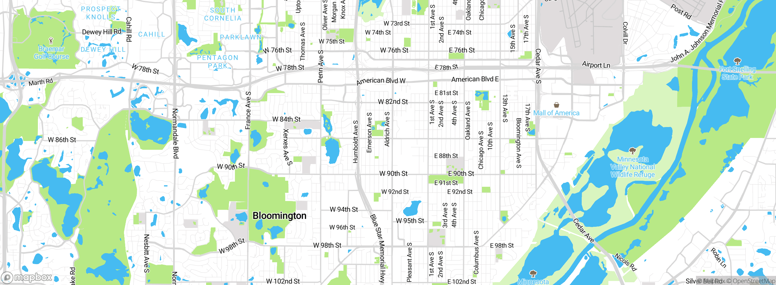 Map showing approximate location