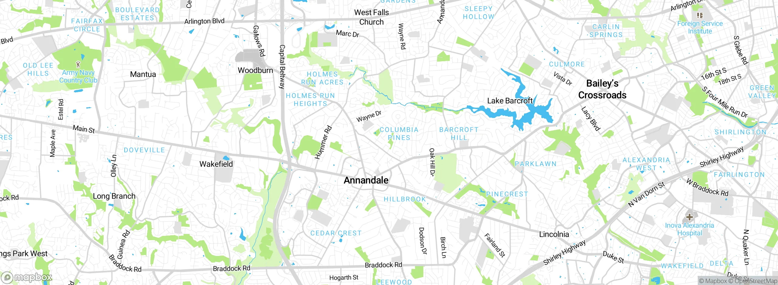 Map showing approximate location