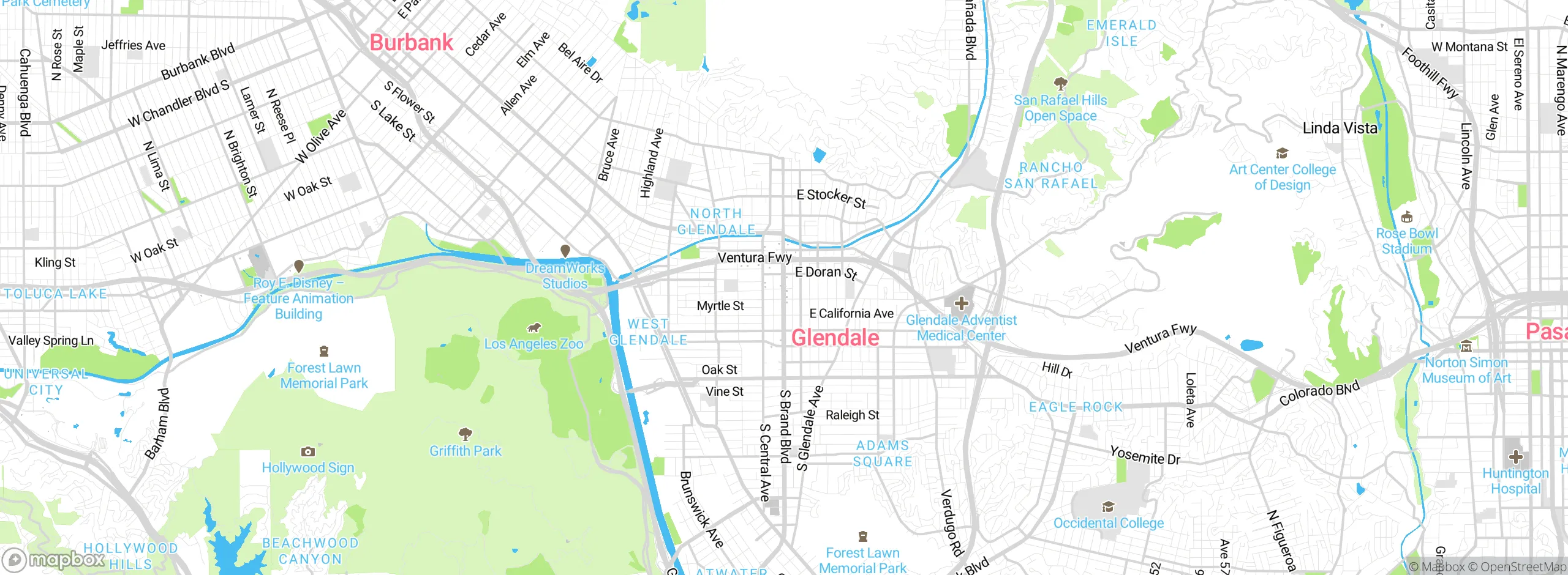 Map showing approximate location