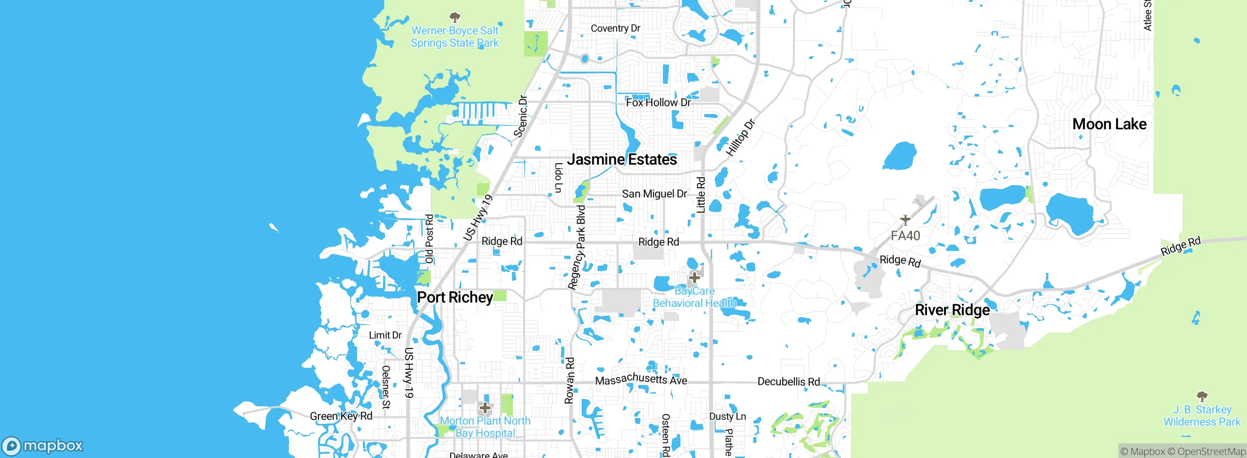 Map showing approximate location