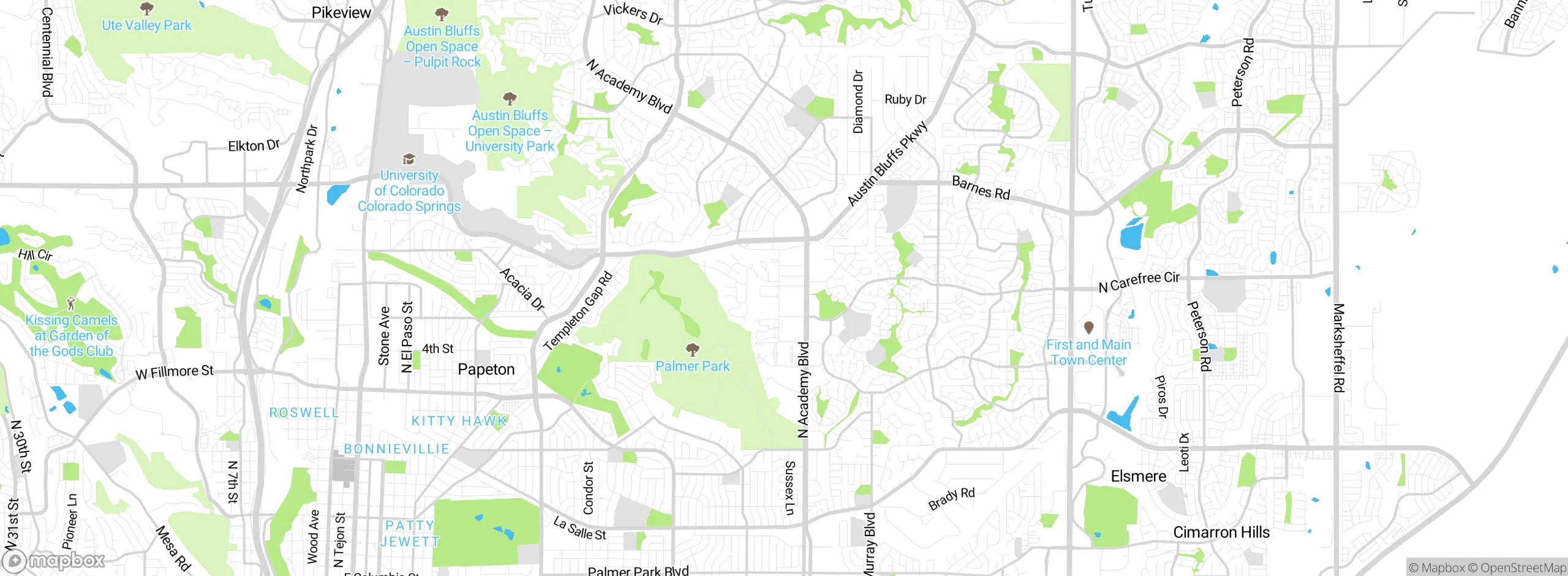 Map showing approximate location
