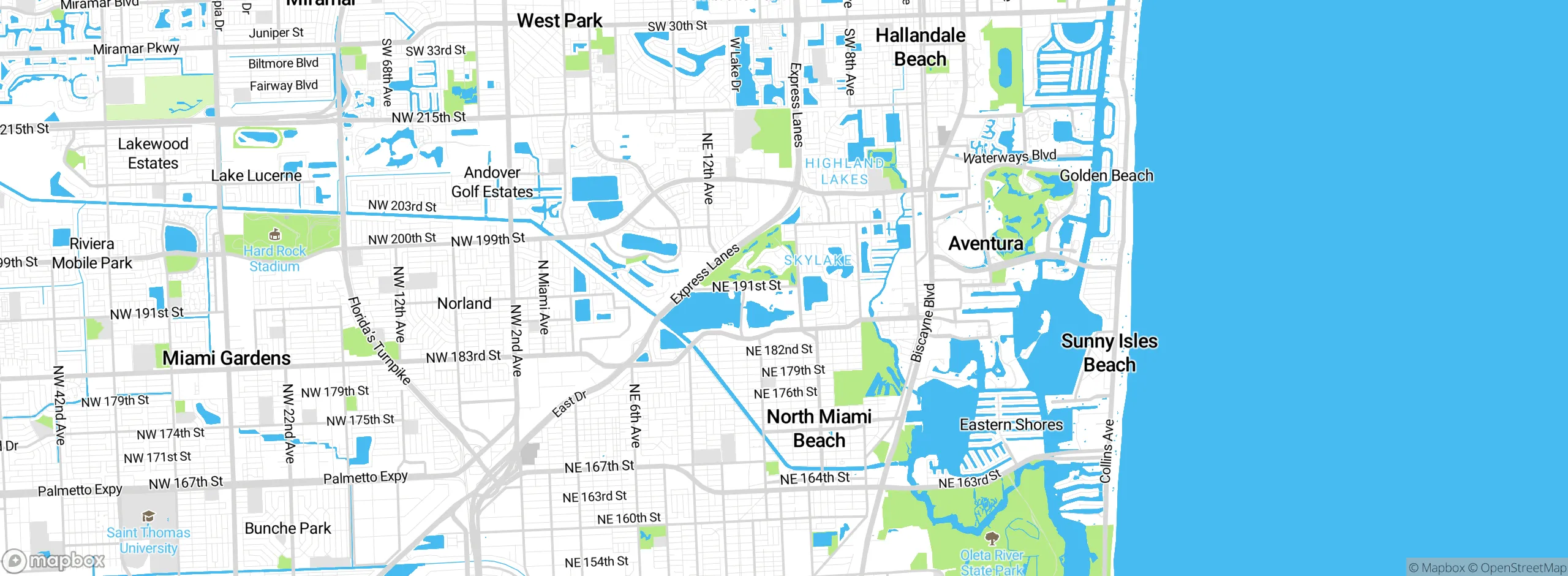 Map showing approximate location