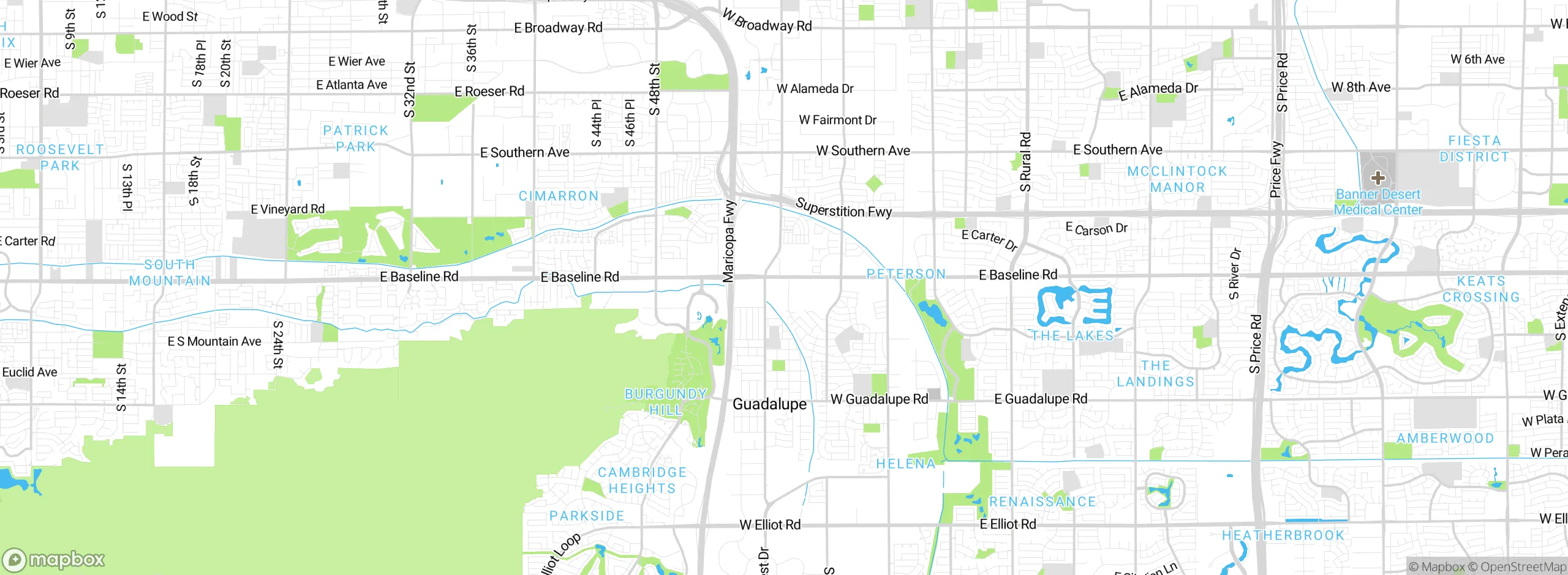 Map showing approximate location