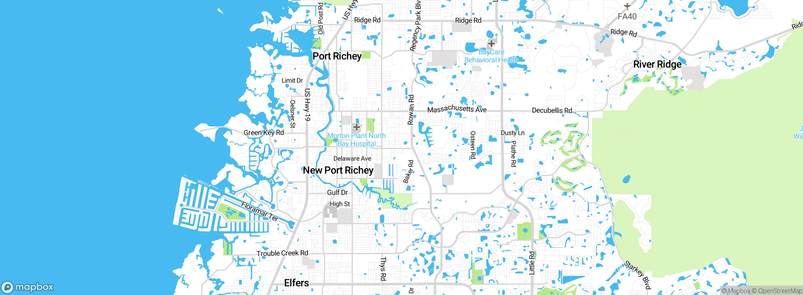 Map showing approximate location