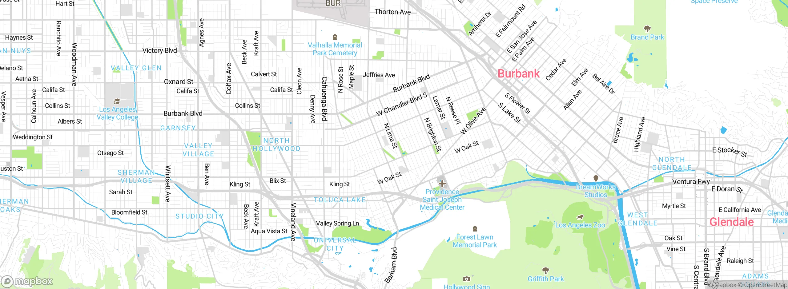 Map showing approximate location