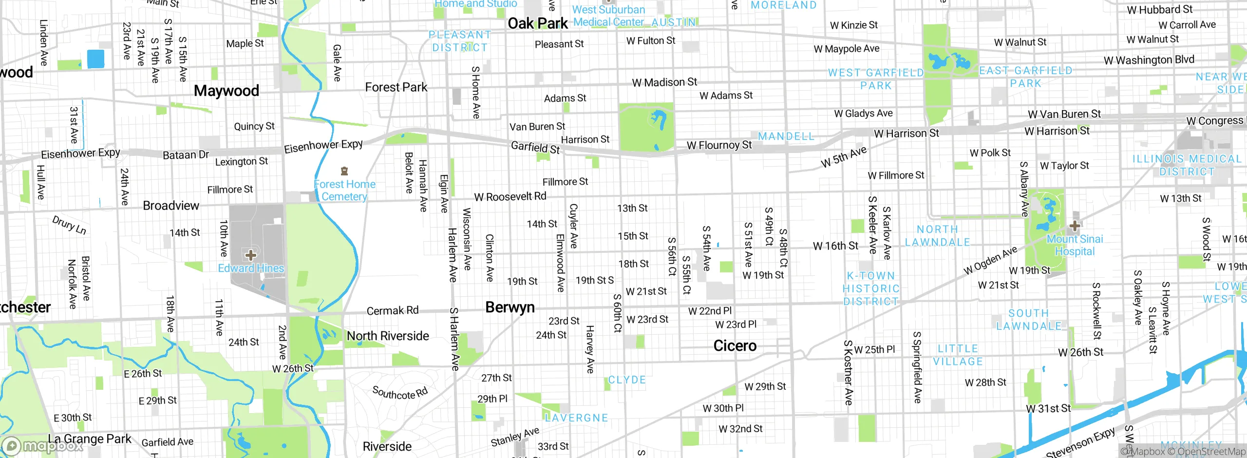 Map showing approximate location